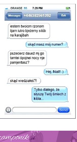 Nie ma to jak dostać sms od PIJANEJ ŻONY! Szalooona kobieta