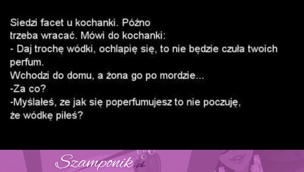 Jak ukryć zdradę - genialny pomysł i dobry kawał