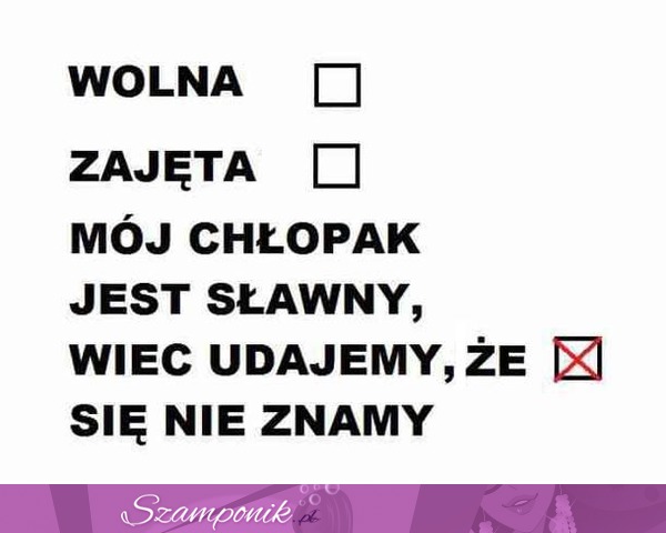 Mam sławnego chłopaka