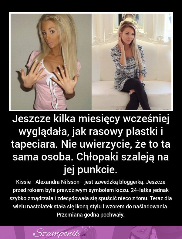 Kilka miesięcy wcześniej WYGLĄDAŁA, jak typowy PLASTIK I TAPECIARA! Ale zmiana