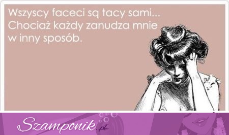 Wszyscy faceci są tacy sami