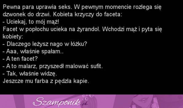 Pewne para uprawia seks...dobry kawał, haha