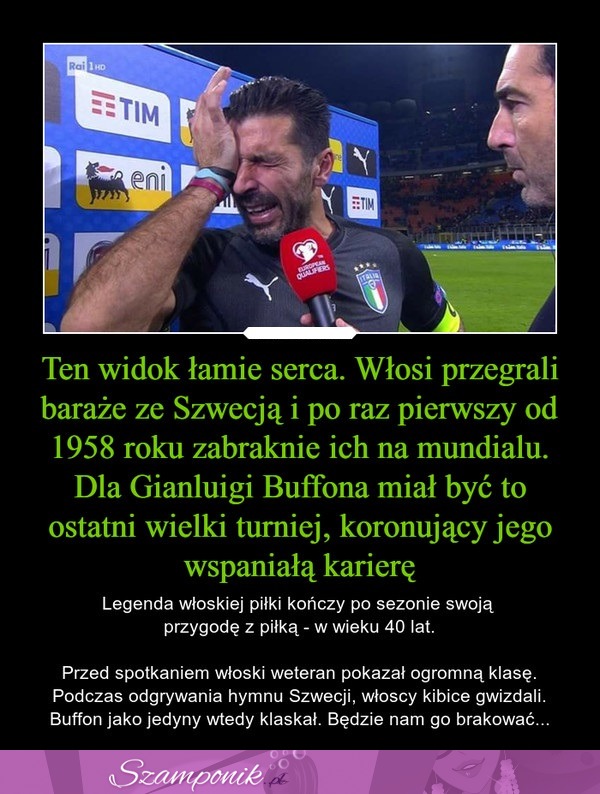 Ten widok łamie serca... Będzie nam go brakować!