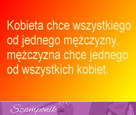 Kobieta chce wszystkiego