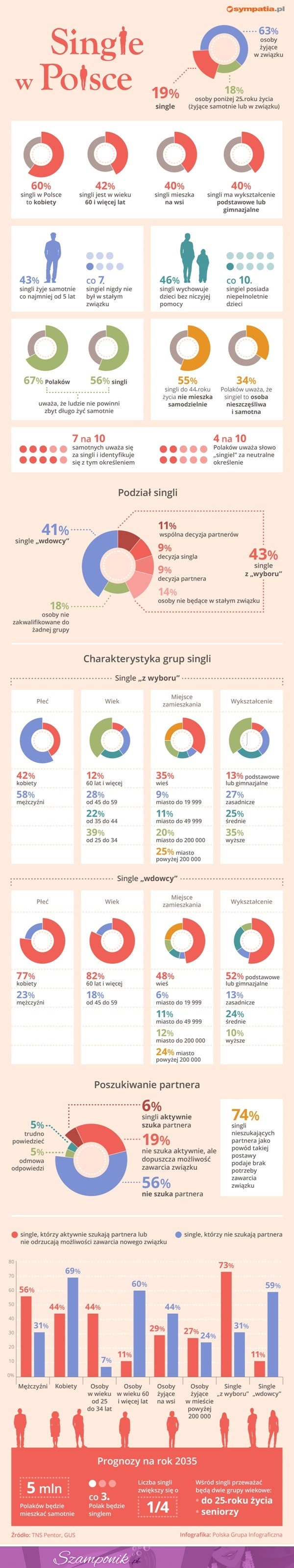 Single w Polsce... Podział, charakterystyka i prognoza!