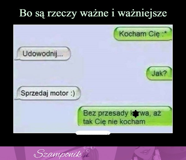 Bo są rzeczy ważne i ważniejsze