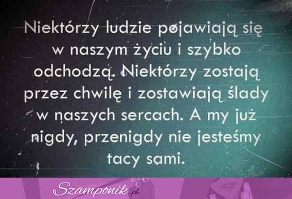 Niektórzy pojawiają się