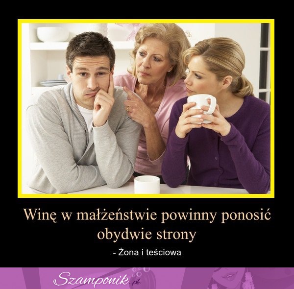 Winę w małżeństwie