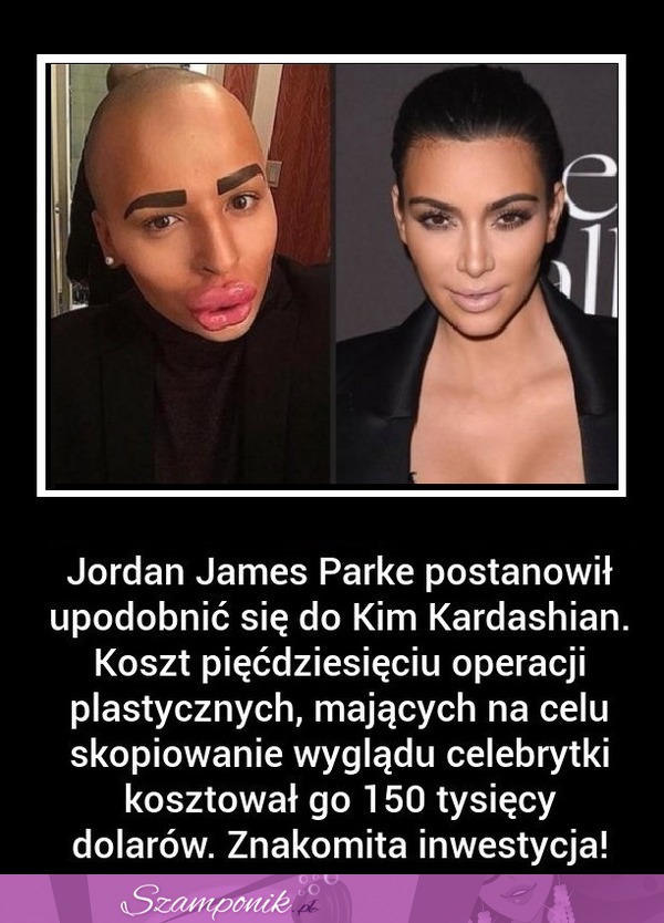 TO już PRZESADA! Ten chłopak upodabnia się do Kim Kardashian! OKROPNE