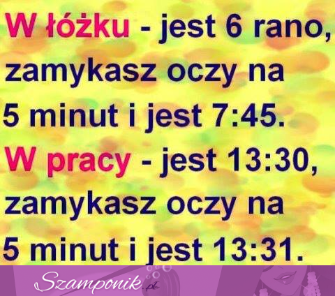 W łóżku... ;)