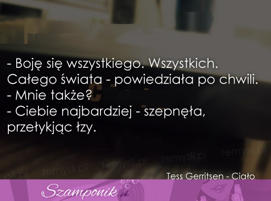 Boję się wszystkiego