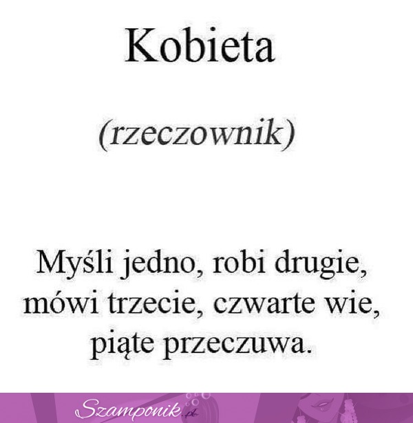 Kobieta jako rzeczownik