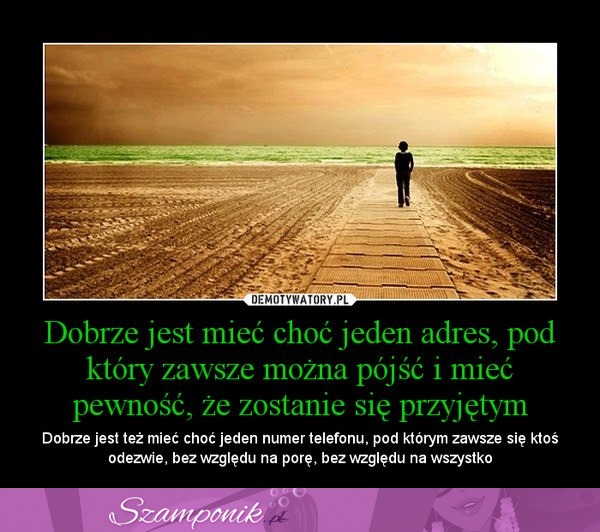 Jeden adres...