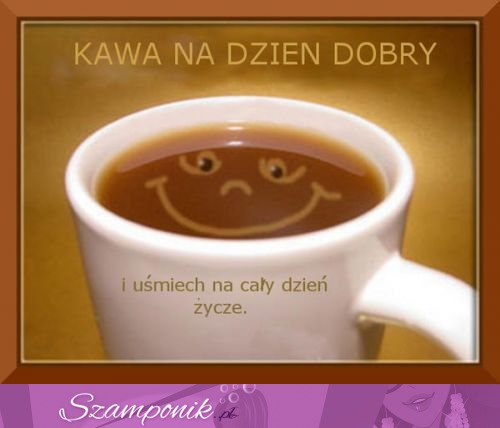 Kawa na dzień dobry