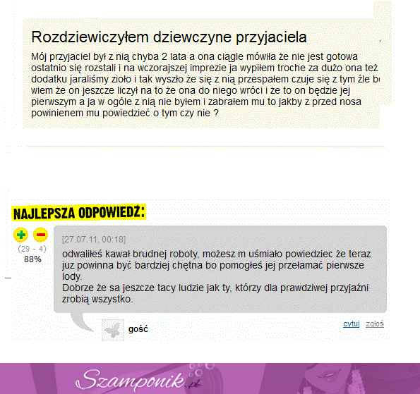 Rozdziewiczył DZIEWCZYNĘ PRZYJACIELA! Zadziwiająca historia kolesia ale najlepsza jest ODPOWIEDŹ !