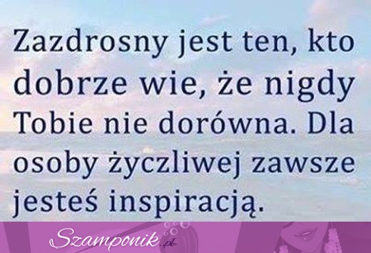 Zazdrość...