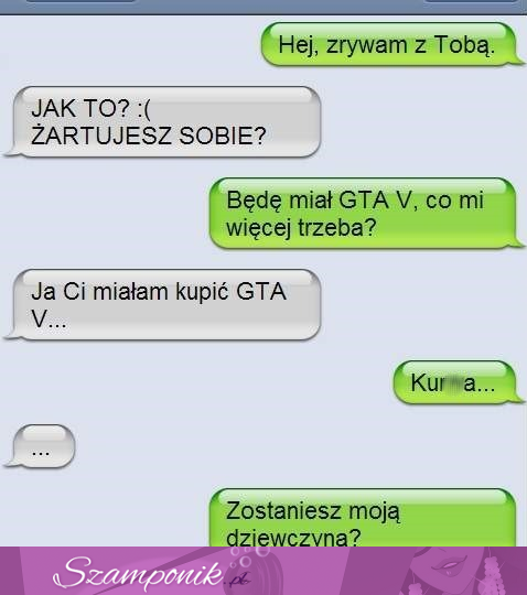 Zerwał z dziewczyną bo kupi sobie GTA5. jednak popełnił mega błąd. zobacz koniecznie jaki!