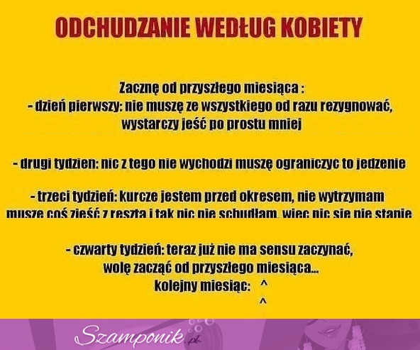 Jak na prawdę wygląda ODCHUDZANIE KOBIET- dobre!!