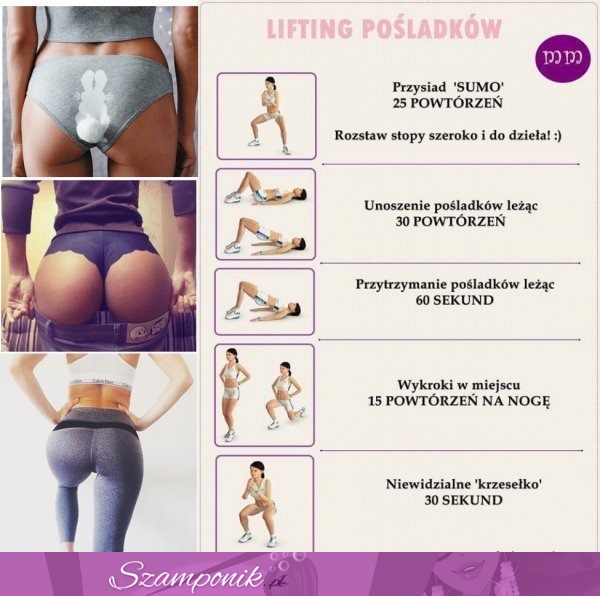 Lifting pośladków - Ten trening zapewni piękną pupę na lato!!!