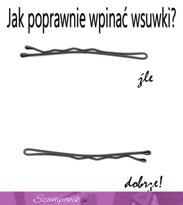 Poprawne wpinanie wsuwek