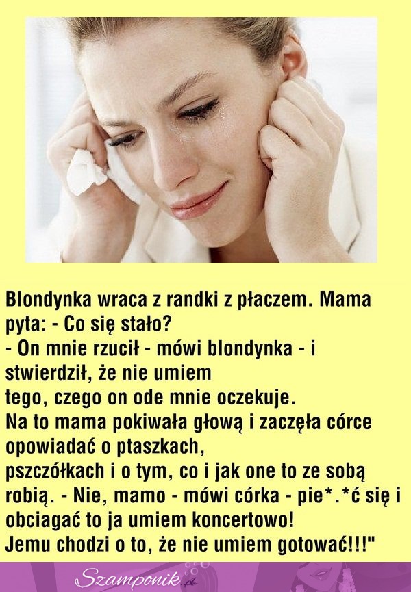 Blondynka wraca z RANDKI z PŁACZEM... Musisz zobaczyć co się stało ;D