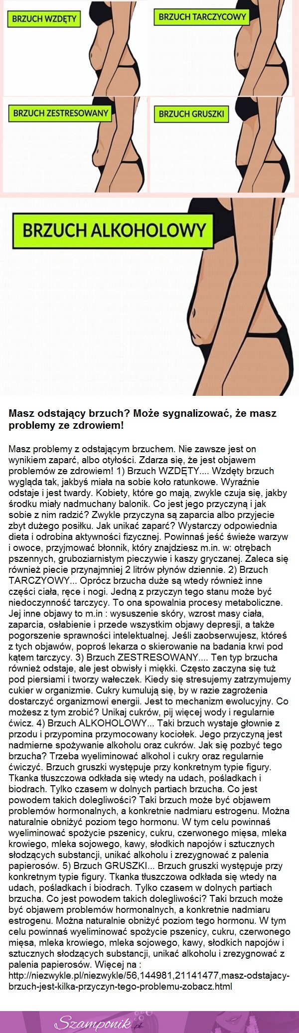 Masz odstający brzuch? Możesz mieć problemy ze zdrowiem...