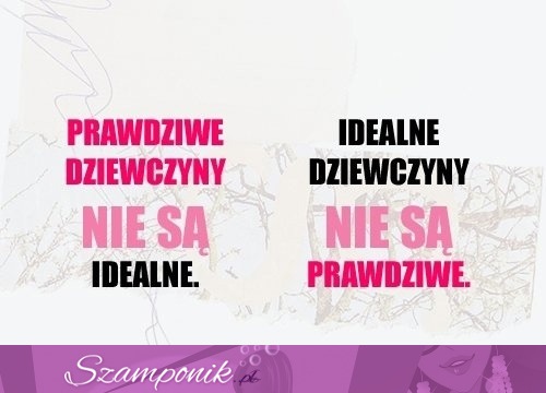 Prawdziwe vs idealne