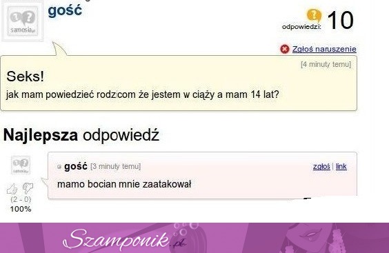 Zapytała jak powiedzieć rodziców, że jest w ciąży w wieku 14 lat! SZOK!