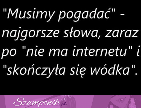 Najgorsze słowa ;)