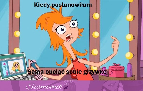 Obcięcie grzywki