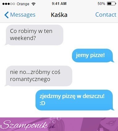 To bardzo romantyczne... To się ceni XD