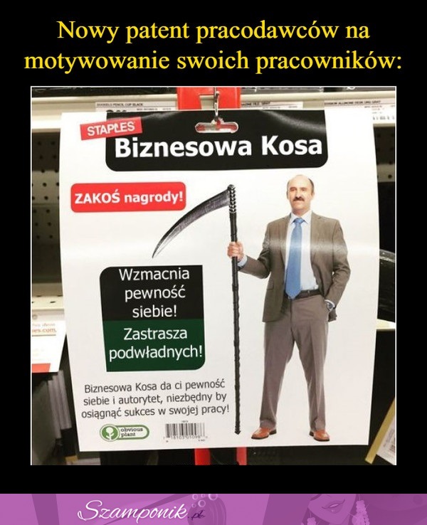 Oj nie chcę, aby mój szef wpadł na taki pomysł ;D