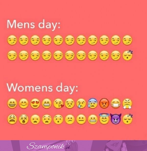 Dzień faceta vs. dzień kobiety