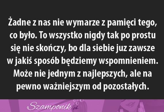 Żadne z nas nie wymarze...