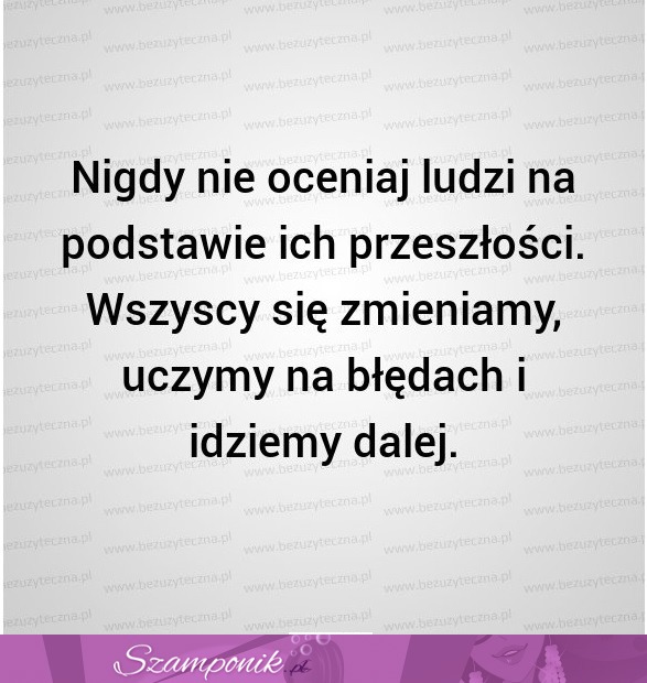 Nie oceniaj ludzi