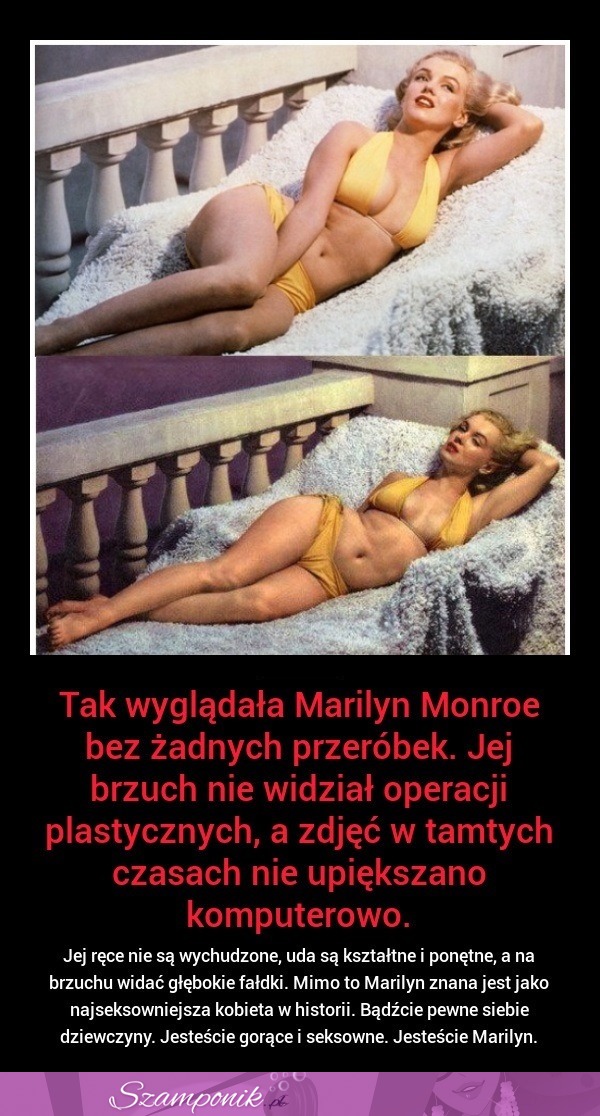 Tak wyglądała Marilyn Monroe bez żadnego RETUSZU!  MASAKRA!