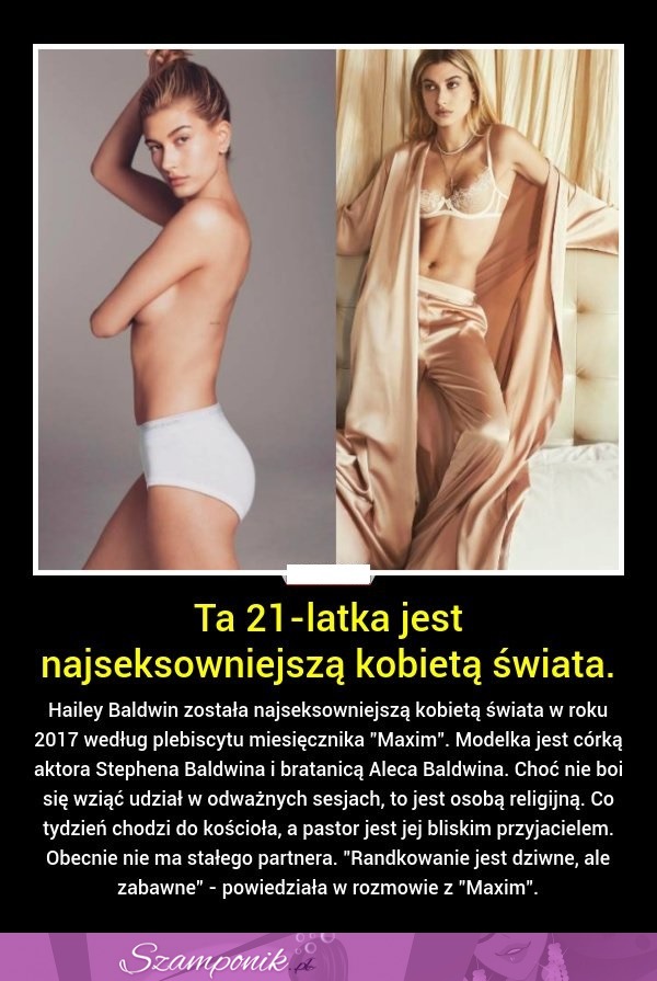 Została okrzyknięta najseksowniejszą kobietą świata 2017 roku!