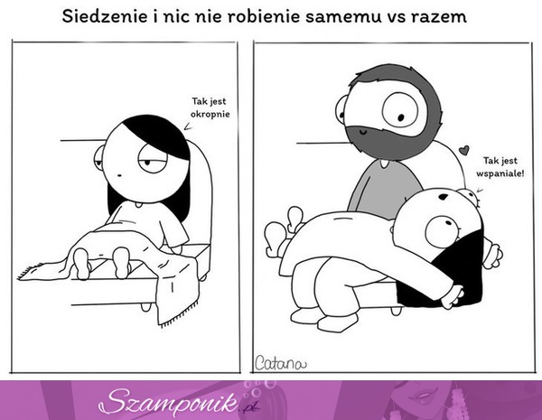 Siedzenie i nic nie robienie