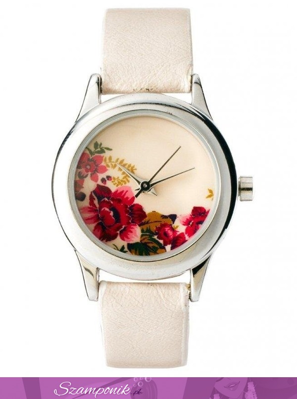 Zegarek w kwiatki