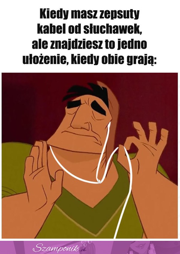 To jedno ułożenie