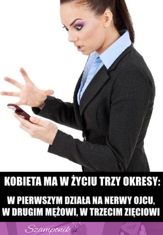 Trzy okresy u kobiety