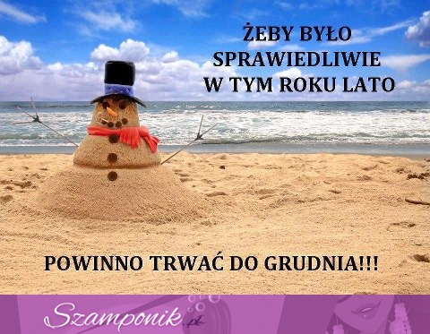 Żeby było sprawiedliwie...