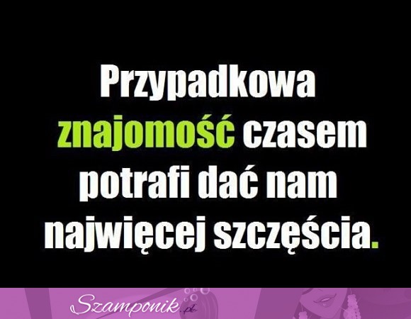 Przypadkowa znajomość