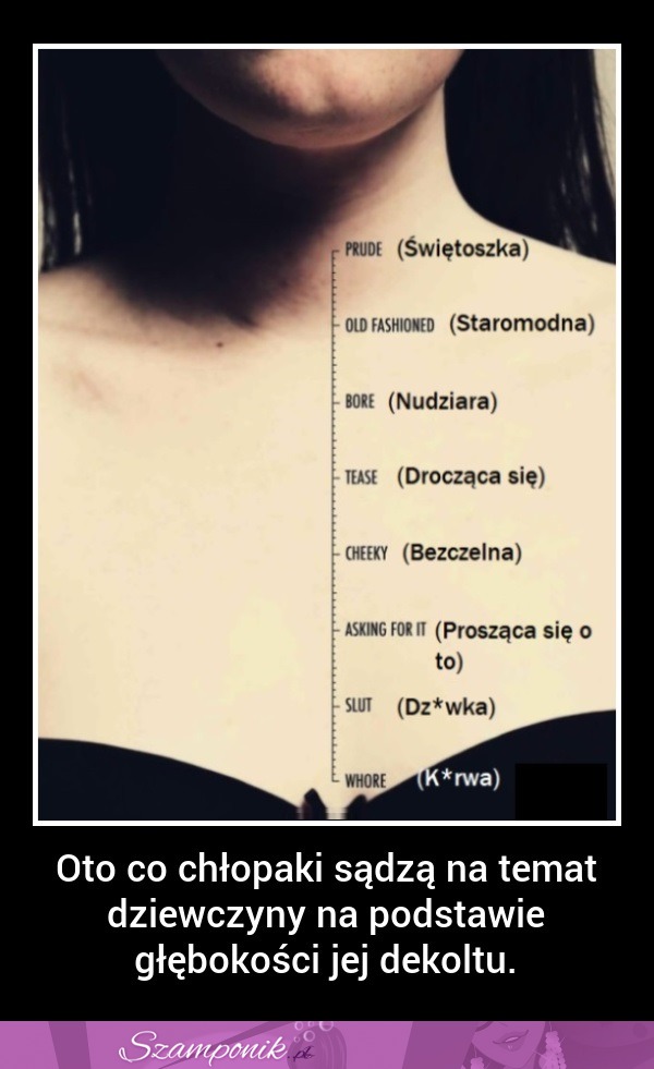 Sprawdź co FACECI sądzą na temat dziewczyn na podstawie GŁĘBOKOŚCI DEKOLTU!