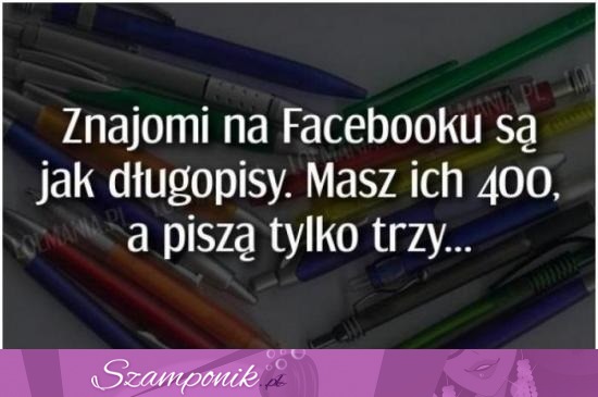 Znajomi na Facebooku...