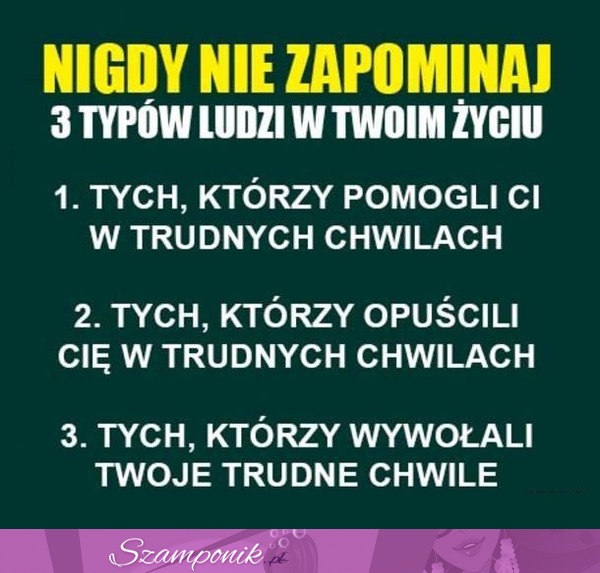 Nigdy nie zapominaj!