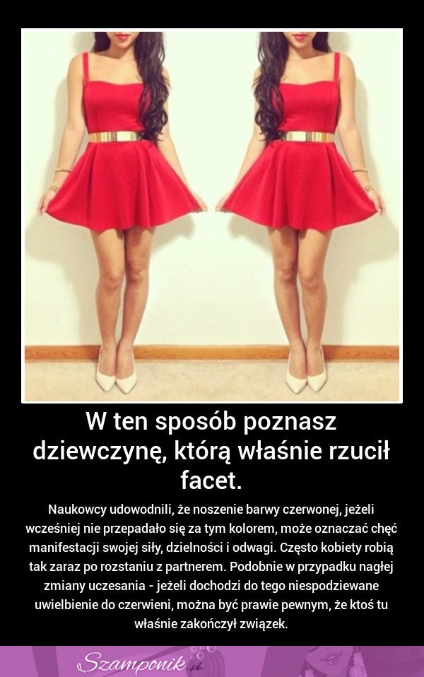 W ten sposób poznasz dziewczynę, którą właśnie rzucił facet...