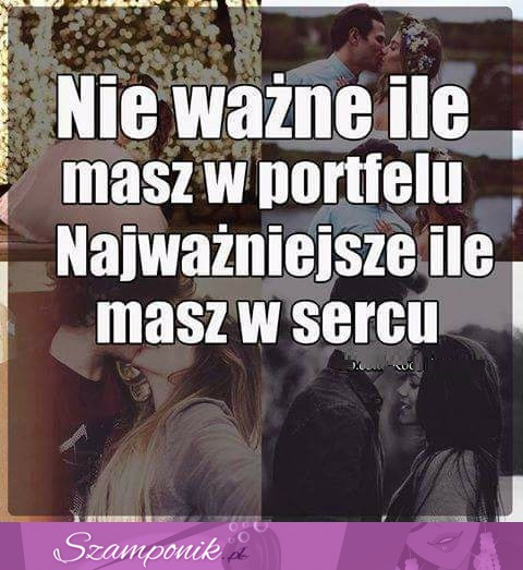 Nie ważne ile masz w portfelu