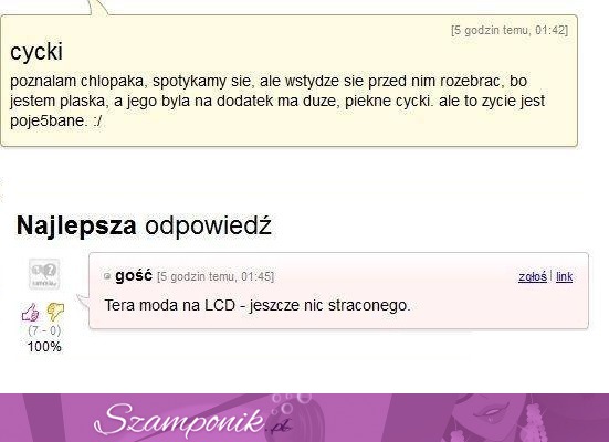 Mega PROBLEM.Dziewczyna poznała chłopaka ale ma MAŁE CYCKI- zobacz co jej poradzili