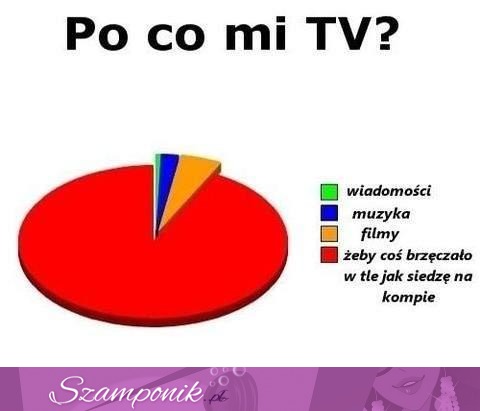 Po co Ci telewizor? Na pewno też tak masz :D